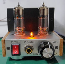 12BH7A DC-DCミニワッターmini DC-DC Mini Watter Tube Amplifier　小型真空管アンプ自作