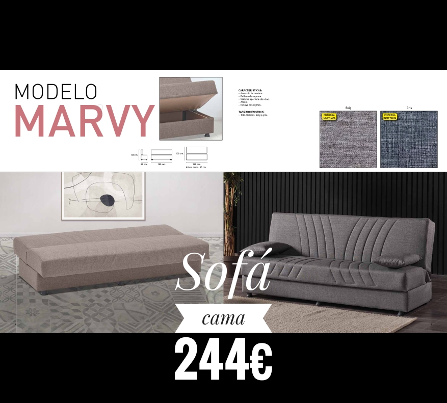 SOFAS CAMA Gran surtido en salones, colchones, cheslong, dormitorios