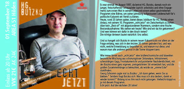 Flyer HG Butzko