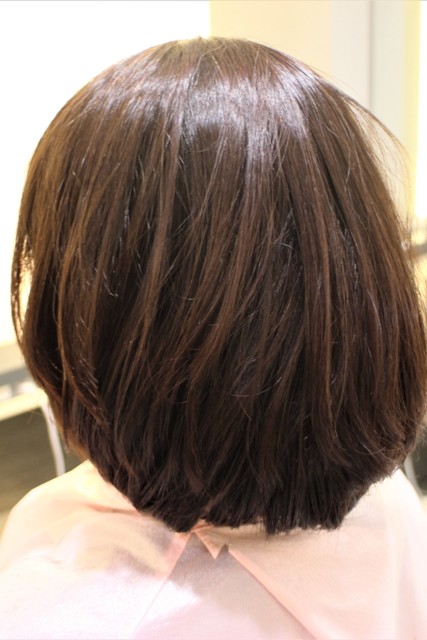 縮毛矯正と一緒にデジタルパーマとヘアカラーもしました ありがとうございました