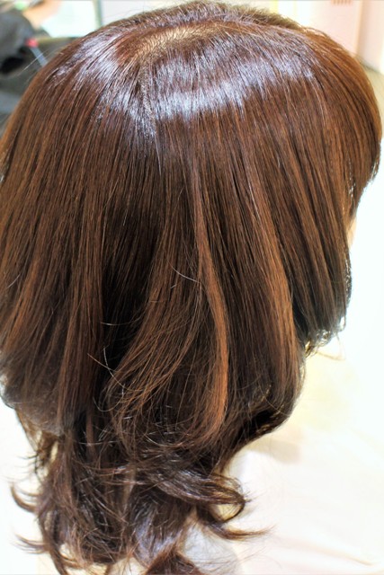 縮毛矯正　デジタルパーマ　ヘアカラー