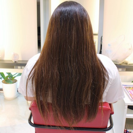 ちょっと短く切りました。