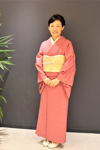 小紋の着付け