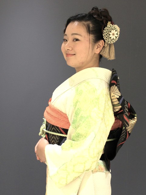 成人式　着付け　和服