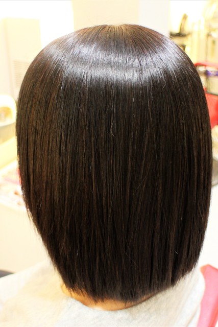 縮毛矯正後（一緒にヘアカラーも）
