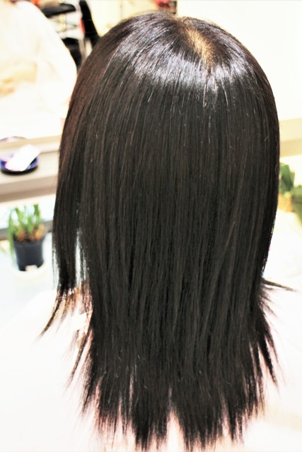 縮毛矯正とヘアカラーを一緒に