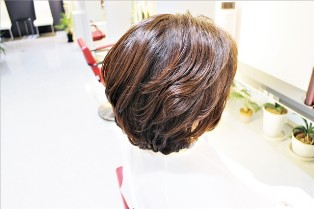 キュライパーマとヘアカラー