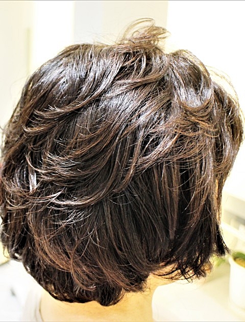 AFTER（ヘアカラーと共に）