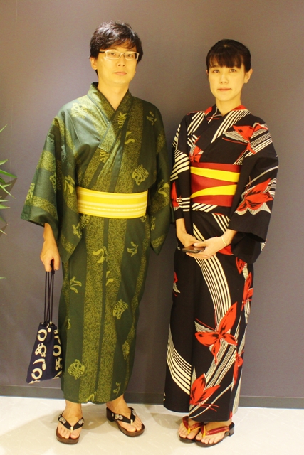 横浜で浴衣の着付け。綱島の専用個室で。