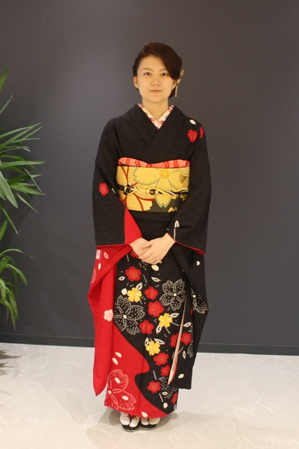 振袖の着付け