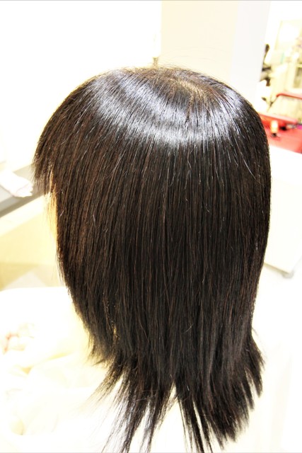 縮毛矯正G-upと一緒にヘアカラーもしました。ありがとうございました
