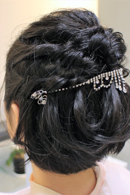 結婚式に出席するため ヘアセットしました。ありがとうございました