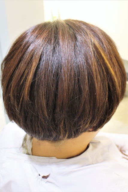 縮毛矯正は3か月に一度なので　違いが判りにくいかな　ありがとうございました