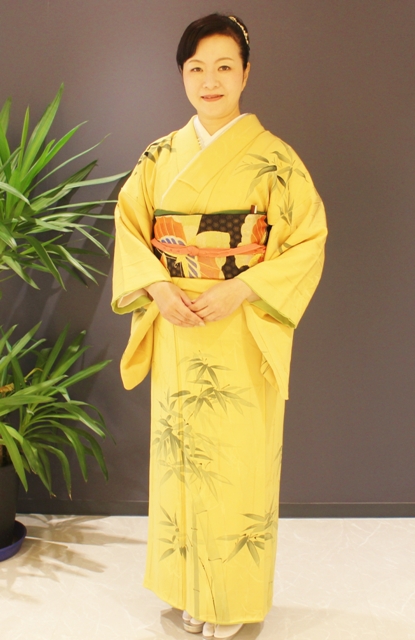 港北区の美容院キュライヘアーで訪問着お召しです