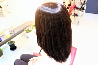 縮毛矯正　ヘアカラー
