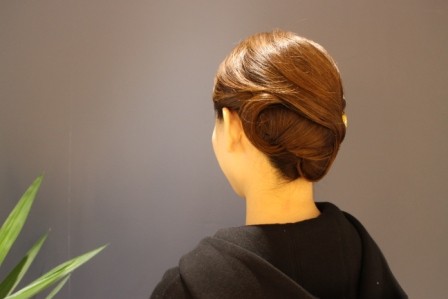 綱島の美容室キュライヘアーで、ゆったりヘアアレンジ。
