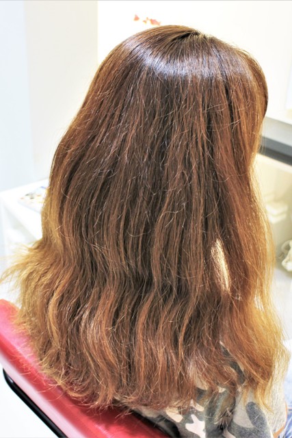 東横線綱島のキュライヘアー　髪のクセは波状毛と捻転毛