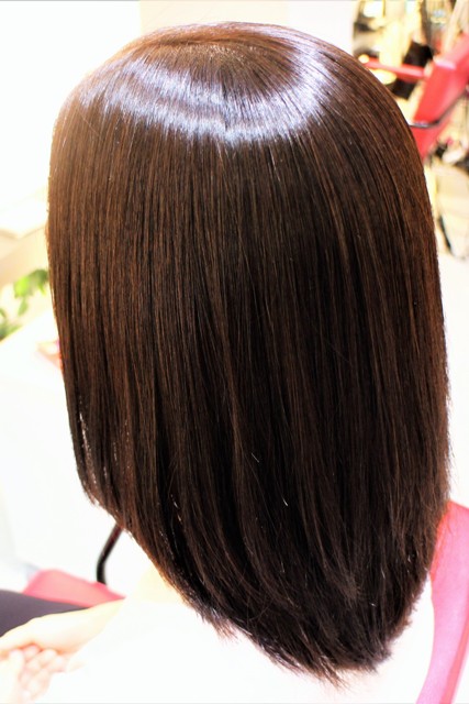 ５か月ぶりの縮毛矯正とヘアカラー
