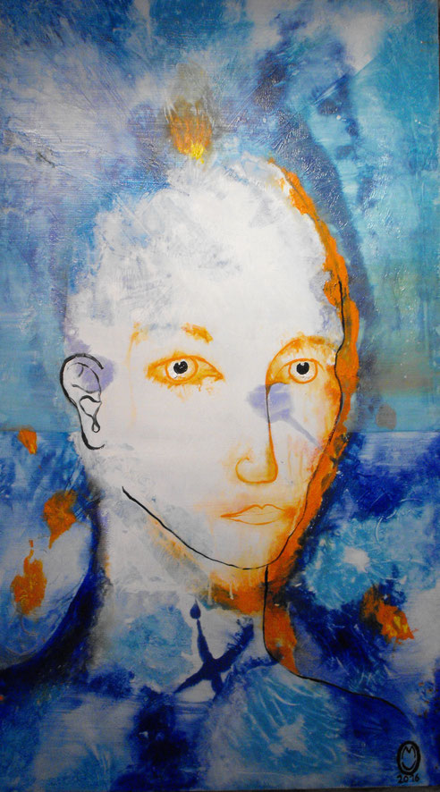 "Présence"-acrylique sur bâche-78*140-2016-600€-location/mois:12€