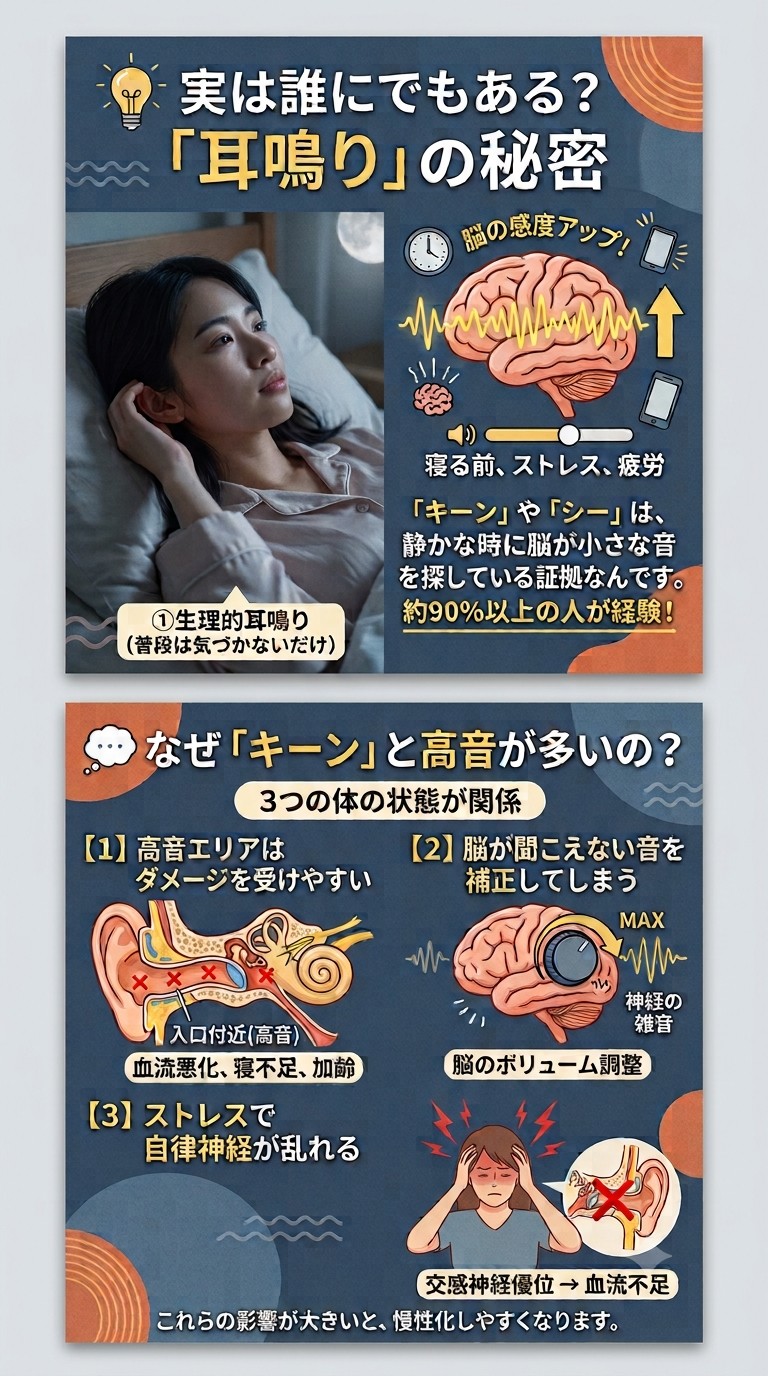 【耳鳴りの音について】
