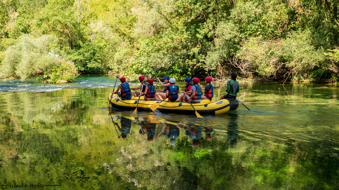 Rafting auf der Cetina