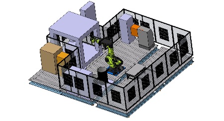 robot cell mechanical design