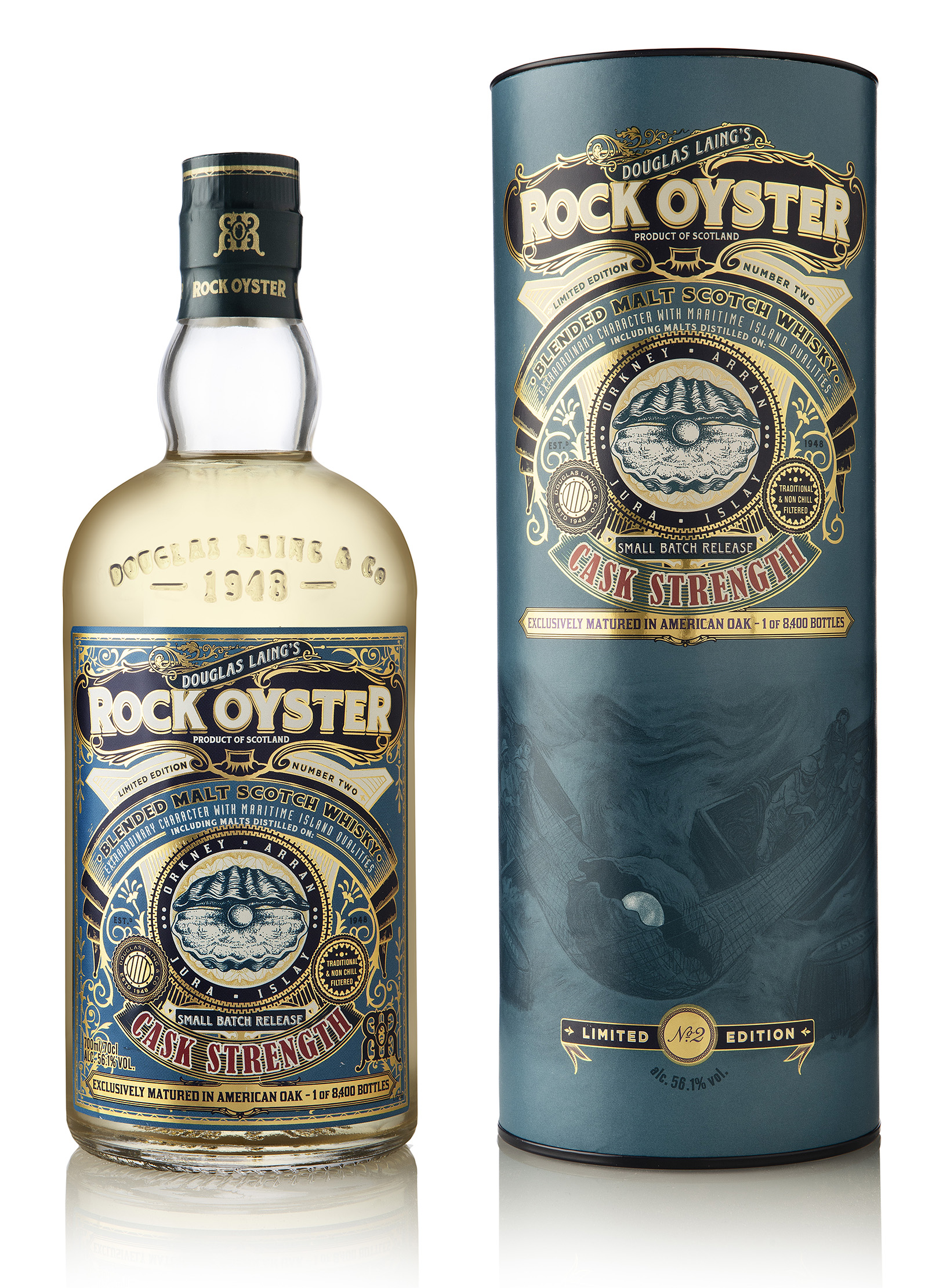 Rock Oyster Cask Strength, Small Batch Release 2018, Limited Edition No