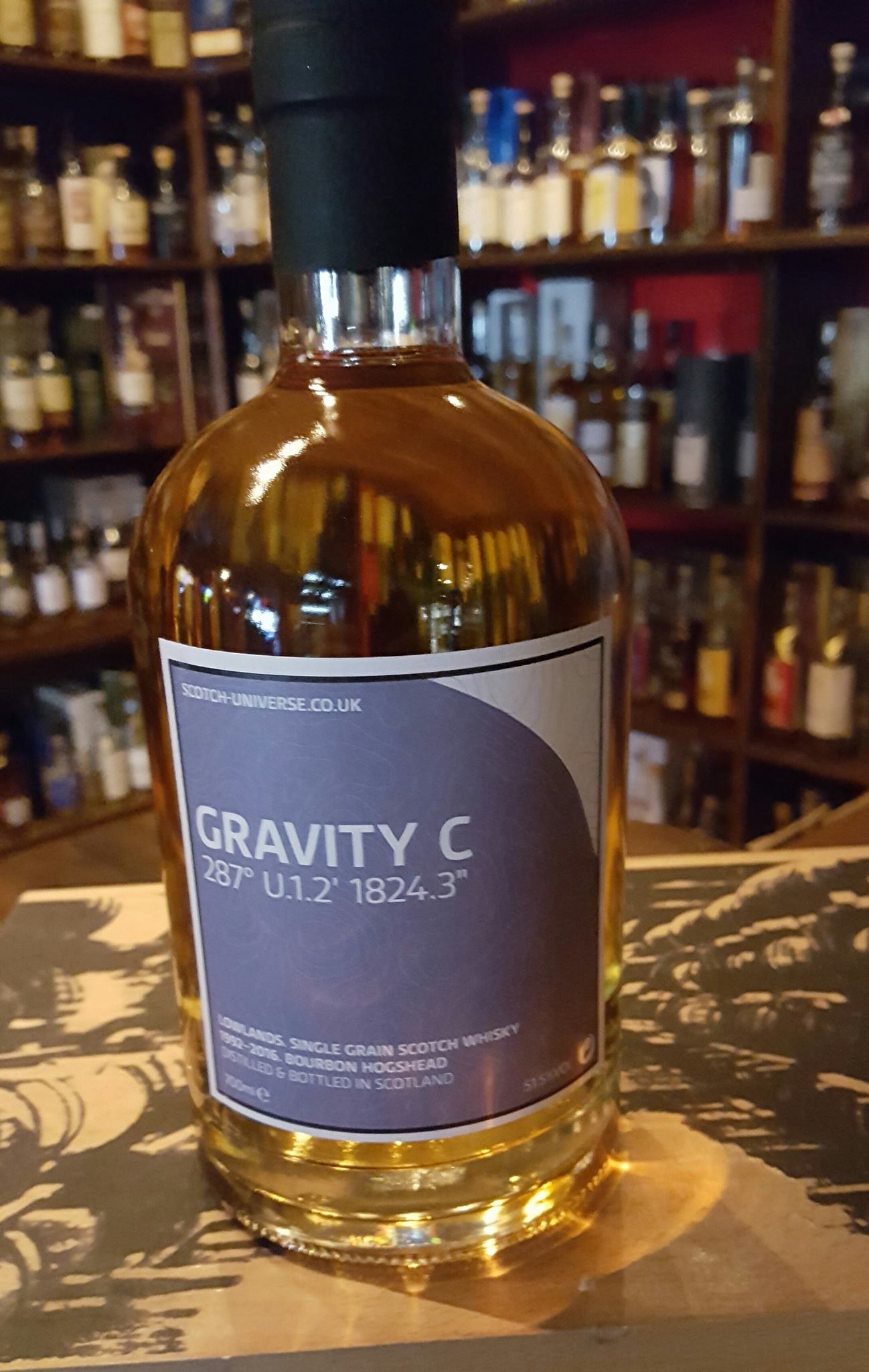Gravity C, 287° U.1.2' 1824.3", 19922016, Lowlands Single Grain