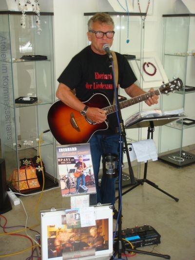 5 Jahre Atelier im Kornmesserhaus mit Eberhard dem Liedersammler