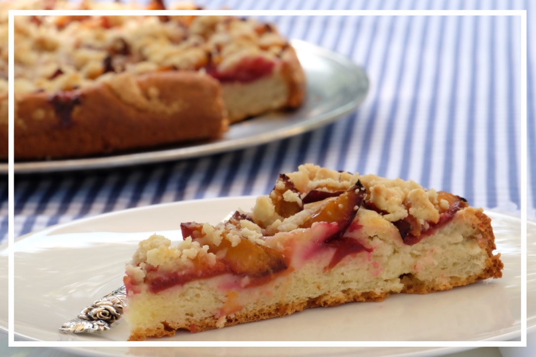 German Plum Cake with Streusel Topping Sweet Stuff from Coco's Life