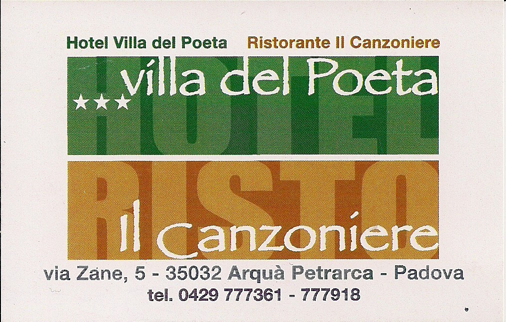 Ristorante "Il Canzioniere" - Hotel "Villa del Poeta"