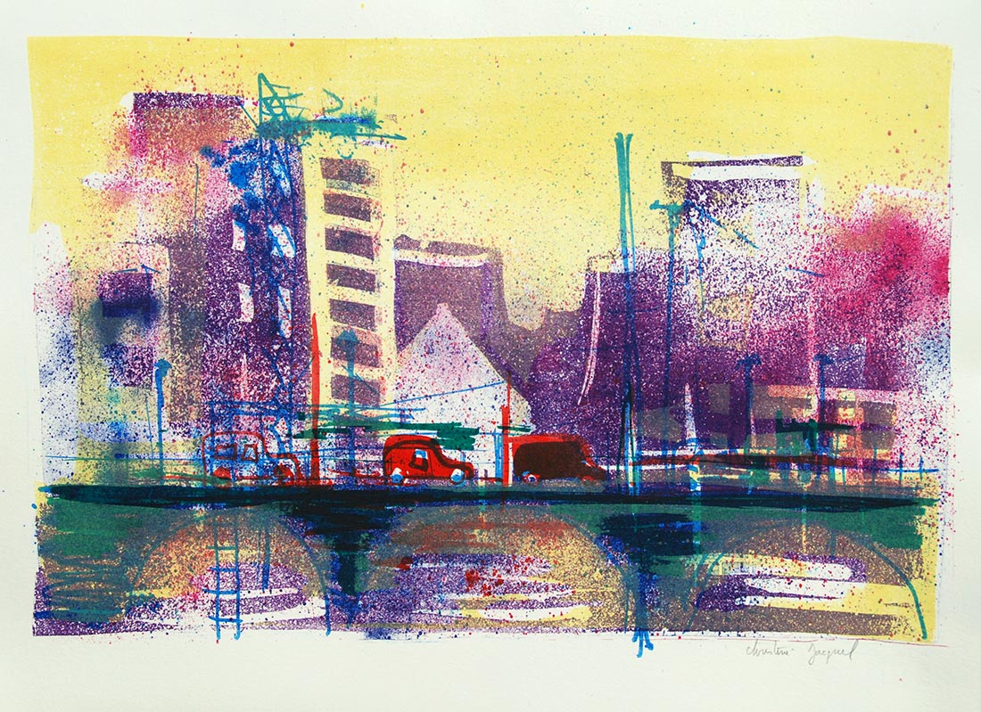 Les Kitchen lithographie ou lithographie non toxique - Site de christinejacquel