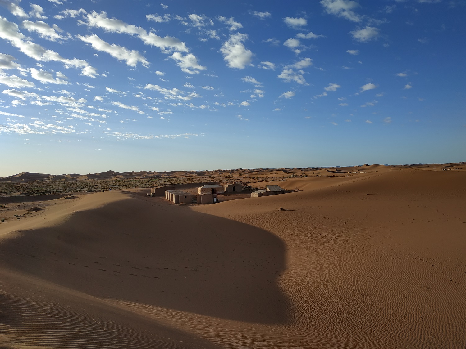 bivouac dans le Sahara