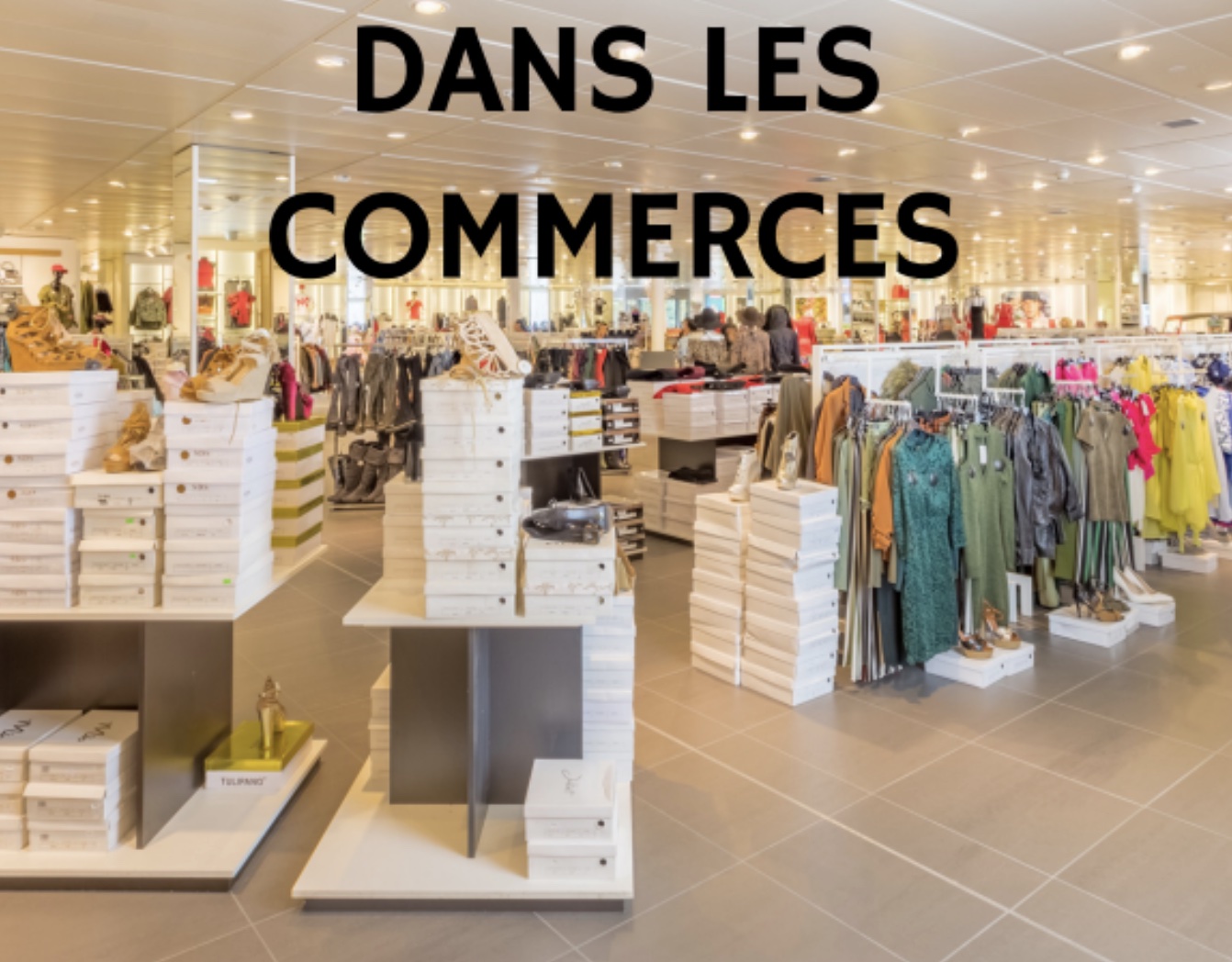 LA VIDÉOPROTECTION ...  DANS LES COMMERCES