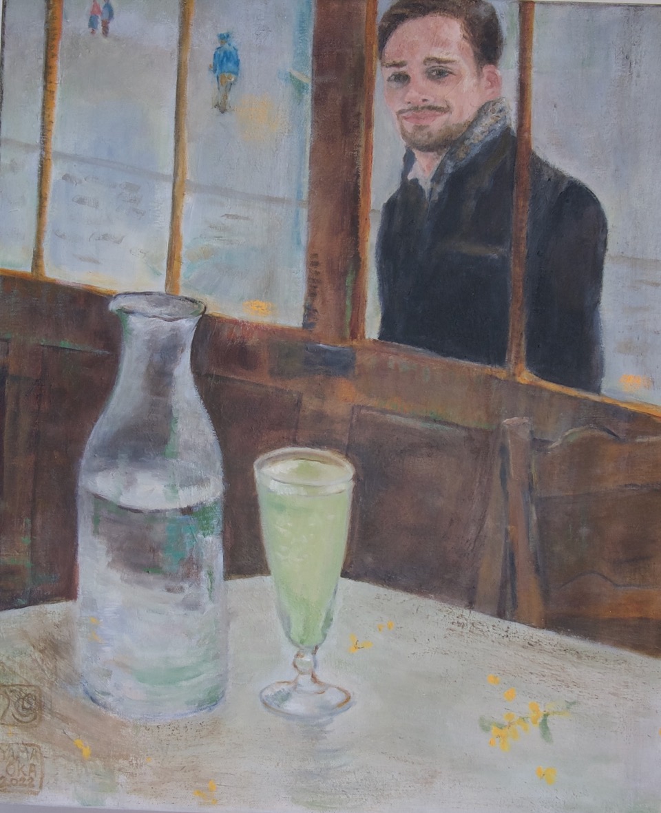 Inside v.G, Canvas; oil; 60cmx50cmx2cm; 2022