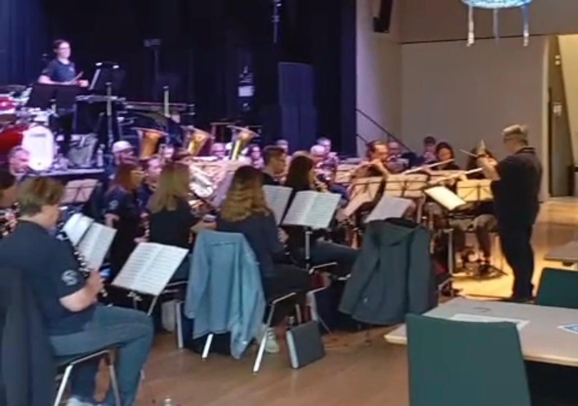Die Stadtkapelle beim HSK Bockbierfest