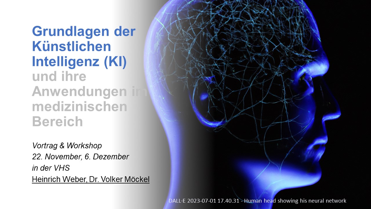 Vortrag & Workshop Grundlagen der Künstlichen Intelligenz am 22. November 2023 um 19:30 Uhr