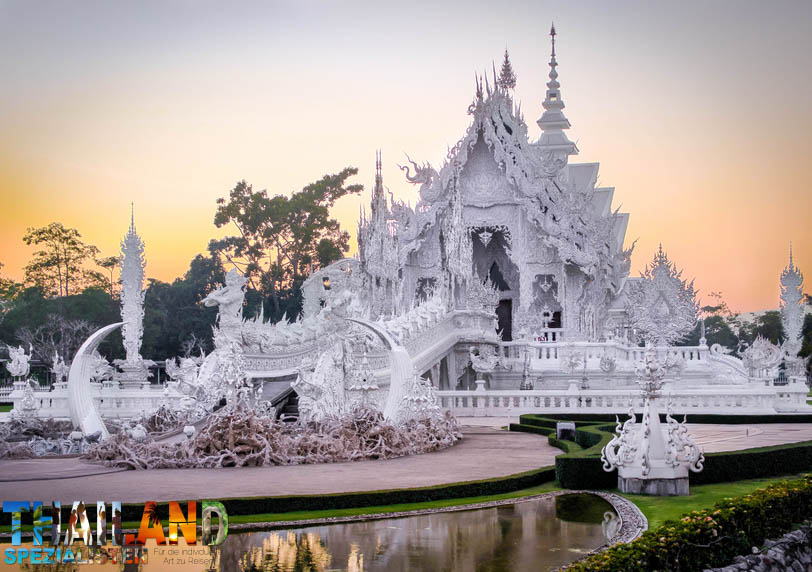 Weißer Tempel in Chiang Rai, 2 Wochen Reise