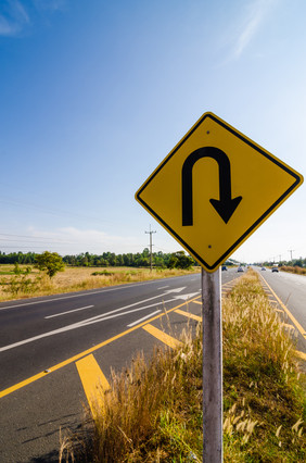 U-turn in Thailand