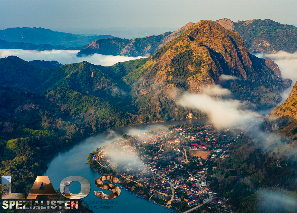 Dorf Nong Khiaw bei Luang Prabang