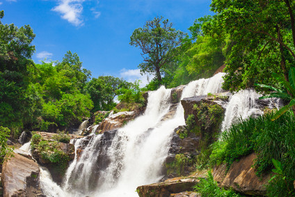 Mae Klang Wasserfall im Doi Inthanon Nationalpark.