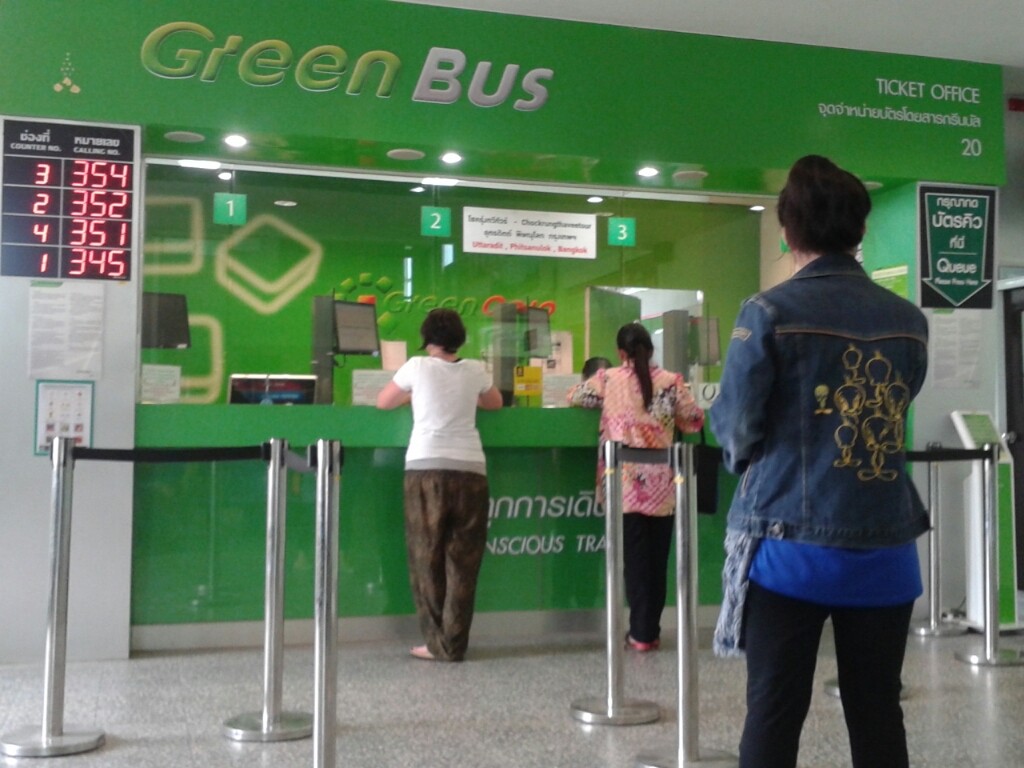 Green Bus Ticketschalter