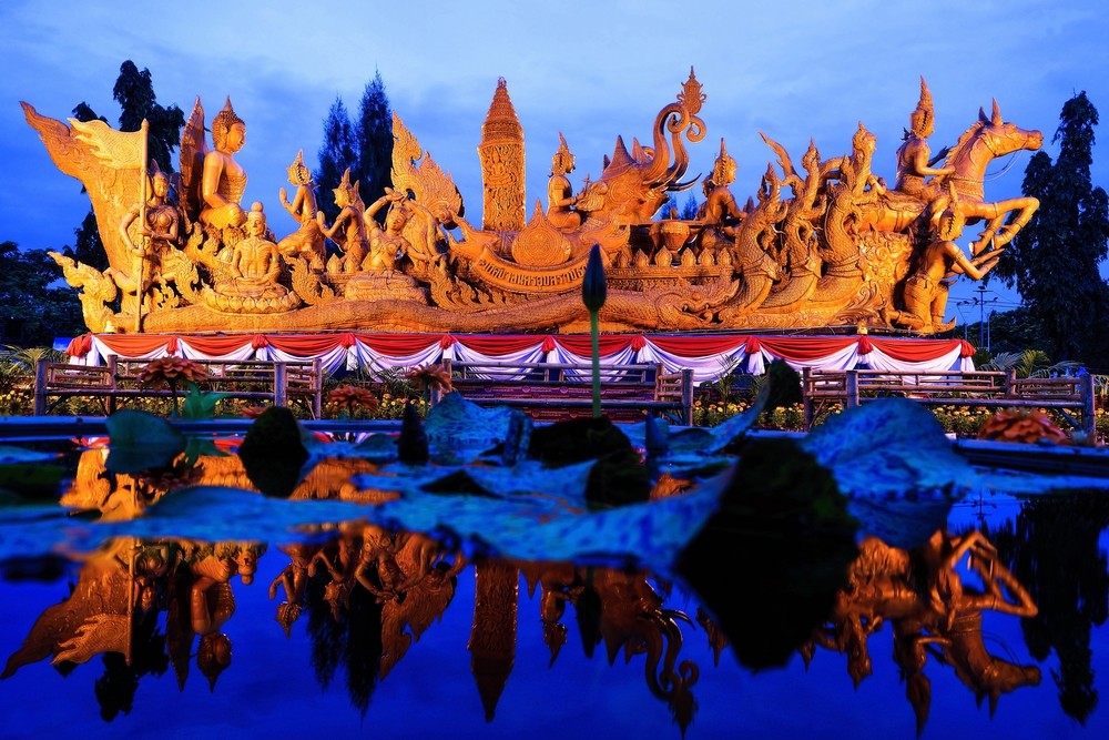 Das Ubon Ratchathani Kerzenfestival