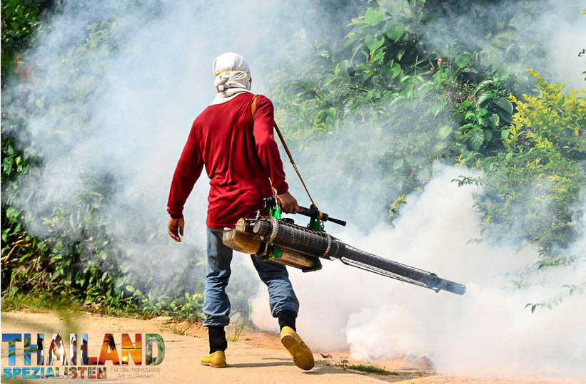 Nebelwerfer zum Schutz gegen Dengue-Fieber in Risikogebieten in Thailand