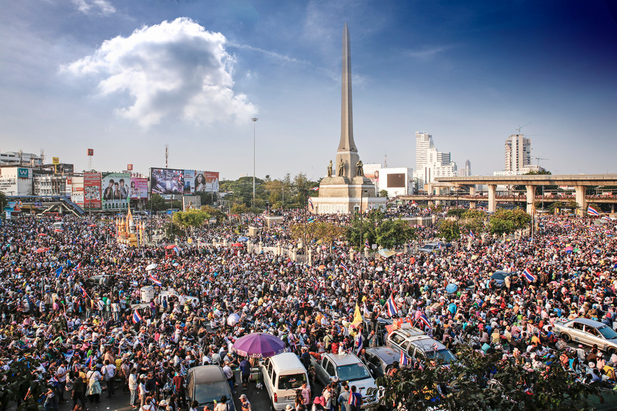 Bangkok Demonstrationen 2014