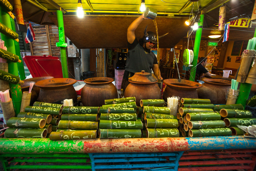 Nachtmarkt in Pai, Thailand (Provinz Mae Hong Son)
