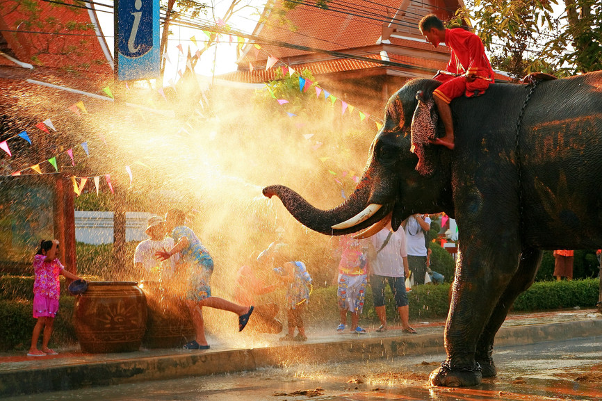 Songran in Thailand