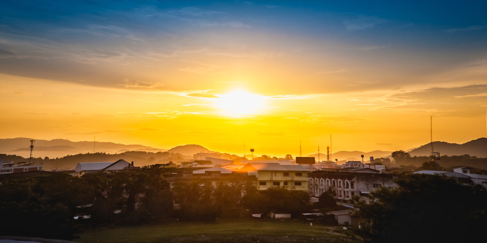 Sonnenuntergang Chiang Rai