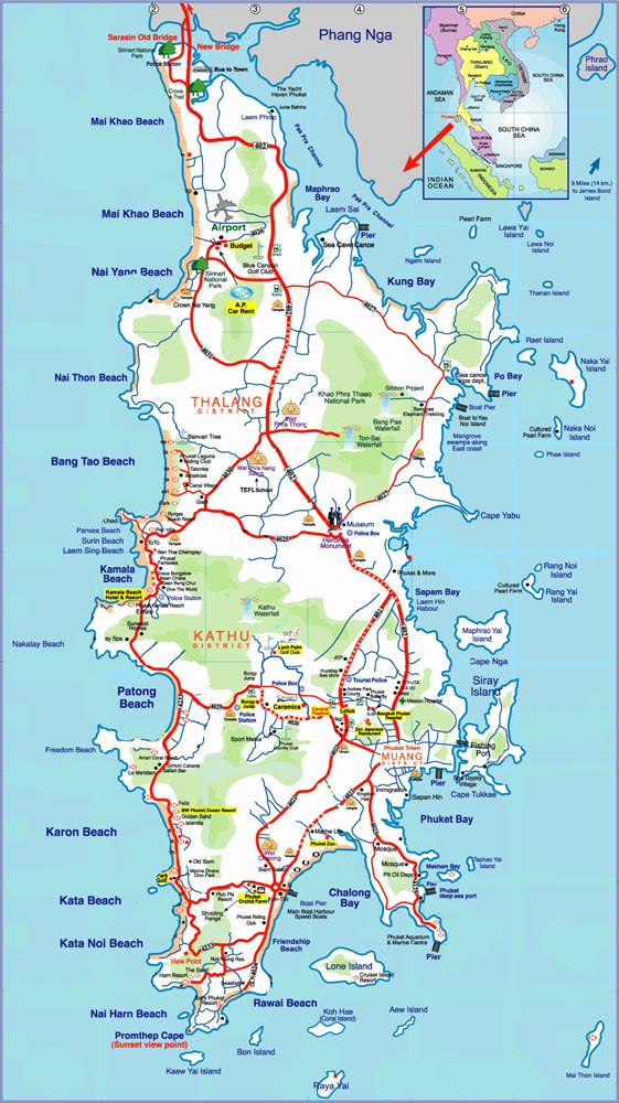 Phuket Karte