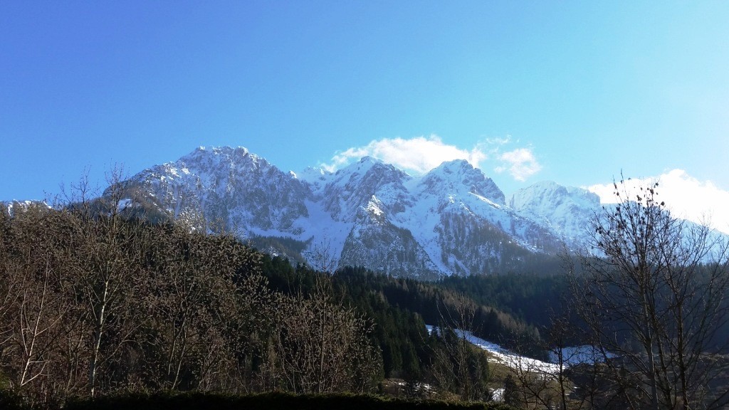 Ausblick auf das schöne Kaisergebirge